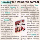 Demsas`tan Ramazan Sofrasi