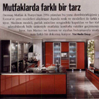 Mutfaklarda farkli bir tarz