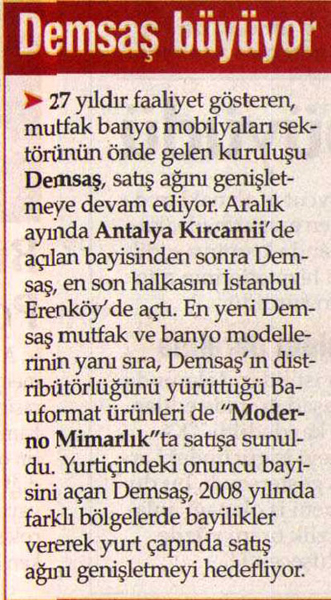Demsas Büyüyor